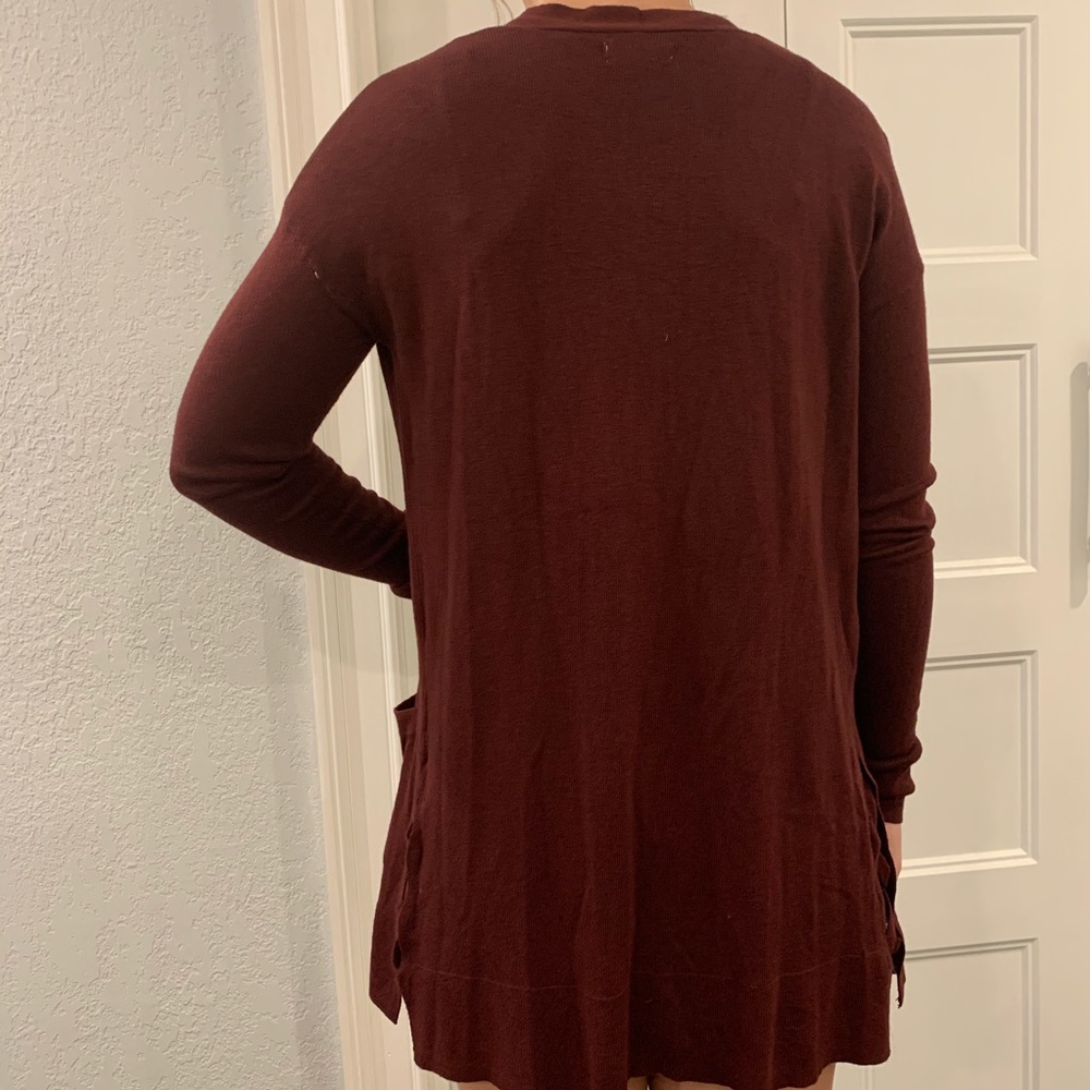 SO Maroon XS Cardigan - Picture 2 of 4